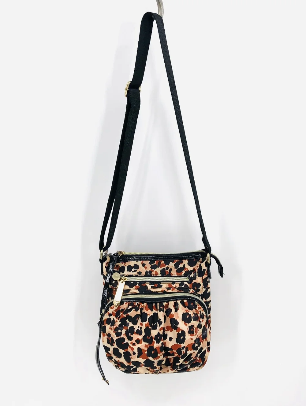 Betsey Johnson Leopard Print Crossbody Bag